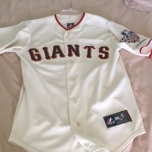 Giants Posey World Series 2010 jersey